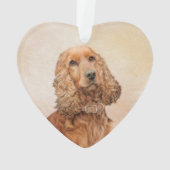 Peinture de Cocker Spaniel Anglais - Art Canin Ori (dos)
