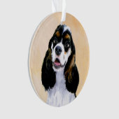 Peinture de Cocker Spaniel (Parti) - Art de chien (devant)