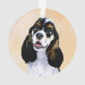 Peinture de Cocker Spaniel (Parti) - Art de chien (dos)
