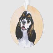 Peinture de Cocker Spaniel (Parti) - Art de chien (devant)