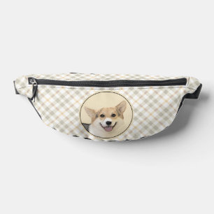 Peinture de Corgi Gallois de Pembroke Chien tricol