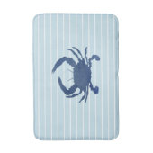 Peinture de crabe bleu Tapis de bain (Devant (Vertical))