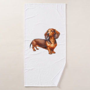 Peinture de Dachshund - Peinture d'aquarelle de ch