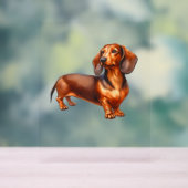 Peinture de Dachshund - Peinture d'aquarelle de ch (Neutre)