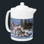 Peinture de deux loups arctiques<br><div class="desc">loups canis animaux, lupus mammifères bête chien, loups canins loups hiver, peintures grises de Sibérie, art deux espèces sauvages sibériennes, forêt prédateur, chasse dangereuse, faune carnivore canine prédateur, grand loups grises, animal canis lupus mammifère, chien bête loups canins</div>
