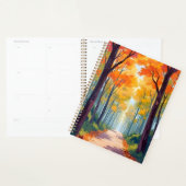 Peinture de feuillage d'automne de chemin d'automn (Devant avec enveloppe)