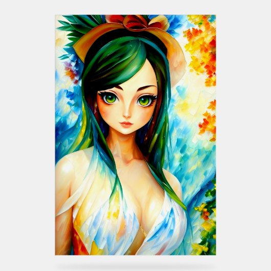 peinture de fille (Recto)