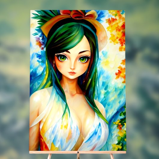 peinture de fille (Neutre)