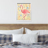 Peinture de flamant rose Toile murale encadrée (Insitu(Chambre))