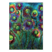 Peinture de fleurs abstraites (Devant)