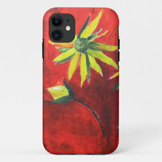 Peinture de fleurs SE + Coque iPhone 5/5S (Dos)