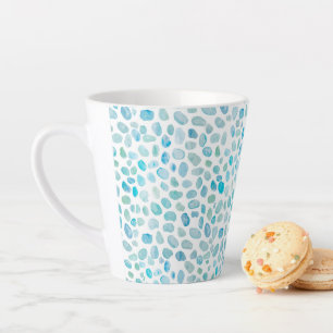 Peinture de galets en verre de mer Plage Mug d'océ