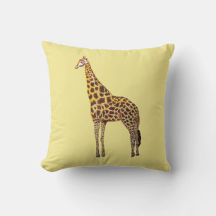 Peinture de girafe Oreiller