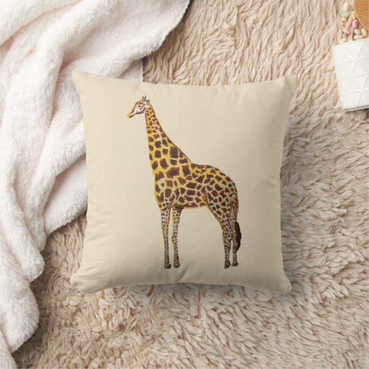 Peinture de girafe Oreiller (Couverture)