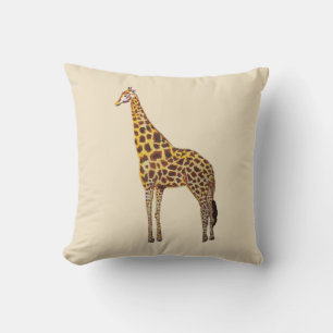 Peinture de girafe Oreiller