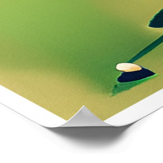 Peinture de Golfer - Impression d'art (Coin)