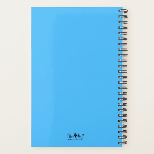 Peinture de goutte Abstrait Papillon Planner (Dos)
