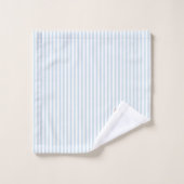 Peinture de homard Bleu Nautique Bleu Bande Côtièr (Gant de toilette)