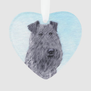 Peinture de Kerry Blue Terrier Mignon Art original