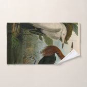 Peinture de la faune d'Audubon Heron violet (Serviette à main)