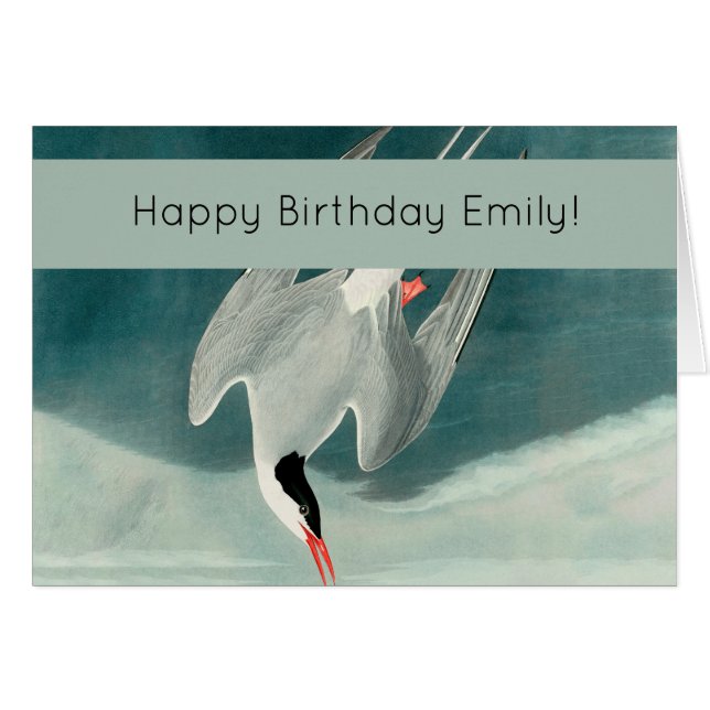 Peinture de la faune de la sterne de l'Arctique Au (Devant horizontal)