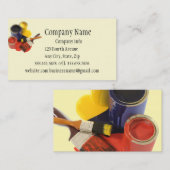 Peinture de la maison Carte de visite de décoratio (Devant / Derrière)