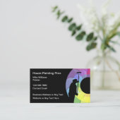 Peinture de la maison Cartes de visite professionn (Debout devant)