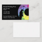Peinture de la maison Cartes de visite professionn (Devant / Derrière)
