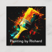 Peinture de la maison la plus froide Cartes de vis (Devant)