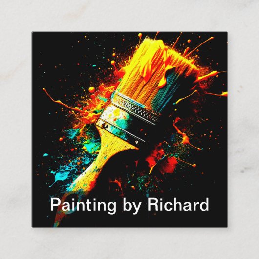 Peinture de la maison la plus froide Cartes de vis (Devant)