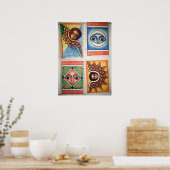 Peinture de l'église éthiopienne - Anges Poster (Cuisine)