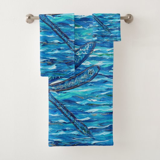 Peinture de libellules bleues (En situation)