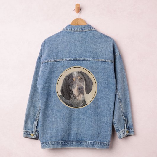 Peinture de linge bluetick - mignon chien original (Hangar)