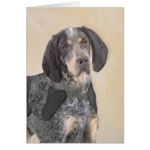 Peinture de linge bluetick - mignon chien original