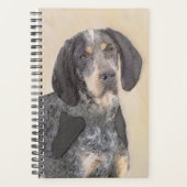 Peinture de linge bluetick - mignon chien original (Devant)