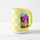 Peinture de l'OEUF géant Mug (Devant droit)