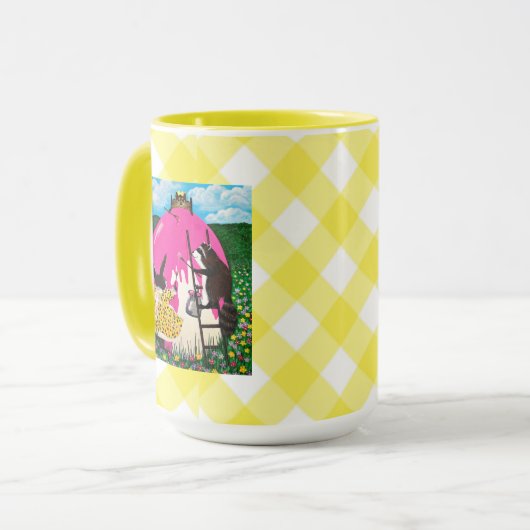 Peinture de l'OEUF géant Mug (Devant gauche)