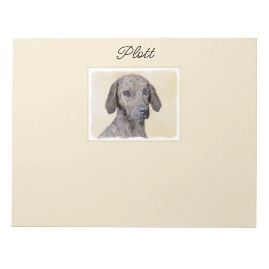 Peinture de lot - Bloc-notes original pour chien m (Devant)