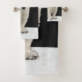 Peinture de l'ours polaire - Art original de la fa (En situation)