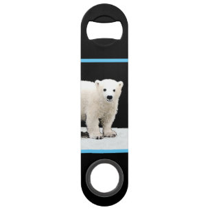 Peinture de l'ours polaire - Art original de la fa