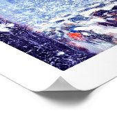 Peinture de Manhattan Winter Scene. Impression fin (Coin)