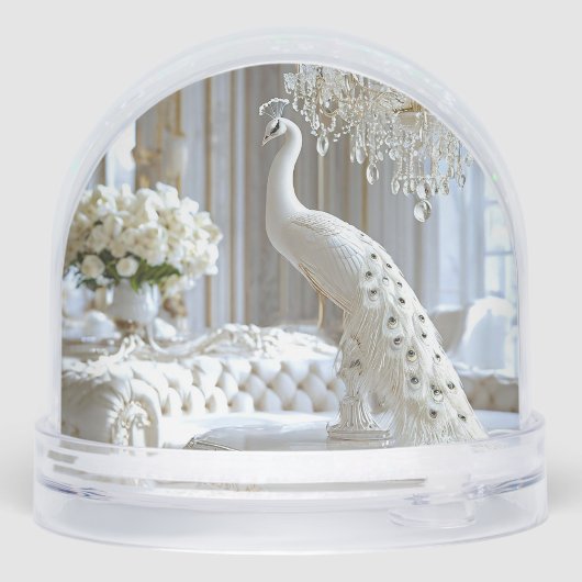 Peinture de paon blanc (Arrière)