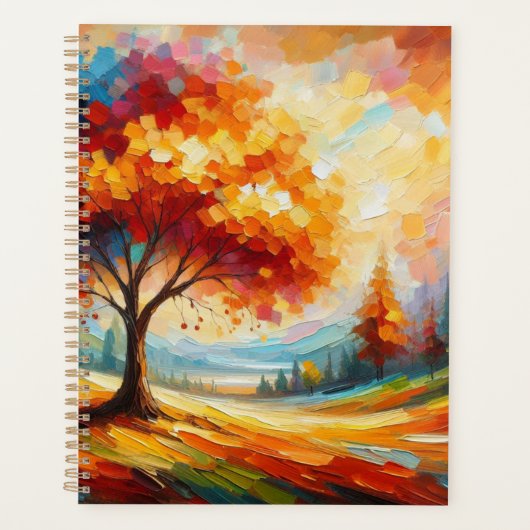 Peinture de paysage avec des couleurs vives (Devant)