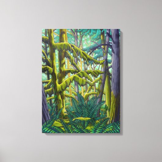 Peinture de paysage canadien Impression sur toile  (Recto)