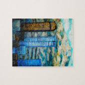 Peinture de paysage urbain de Denver, puzzle de (Horizontal)