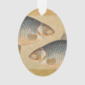 peinture de pêche de carpe dessin d'eau douce (devant)