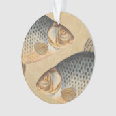 peinture de pêche de carpe dessin d'eau douce (devant)