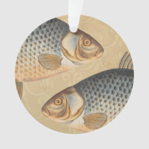 peinture de pêche de carpe dessin d'eau douce