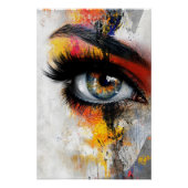 Peinture de perception Poster brillant (Devant)