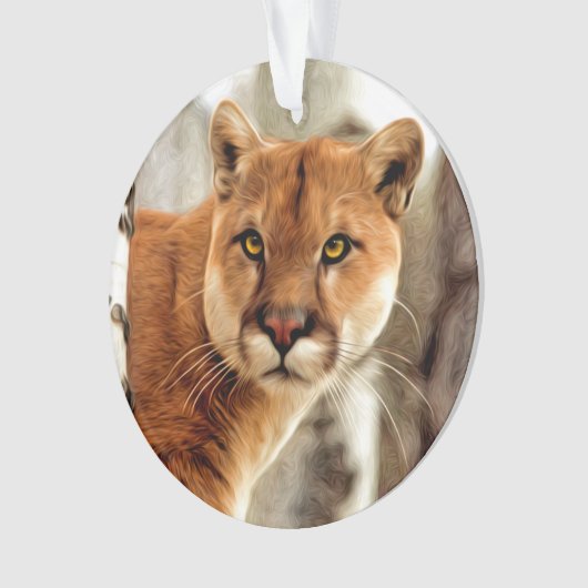 Peinture de photo de puma (devant)